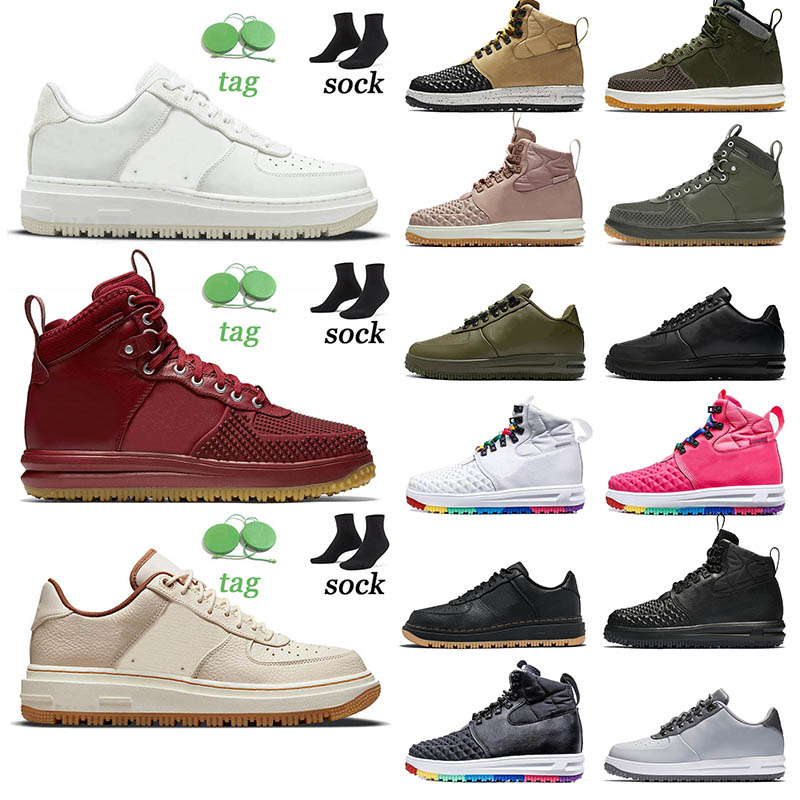 

Lunar 1 Duckboot Running Shoes For Women Mens Night Blue Linen Particle Pink Triple Black Low Cool Grey Summit White Orange Off Sports Sneakers Platform Trainers, Pink multi-color 36-40