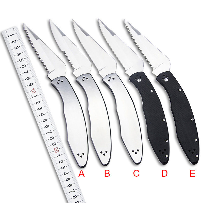 

High hardness multifunctional folding knife outdoor camping safety defense pocket Knives survival pocket EDC tools HW248