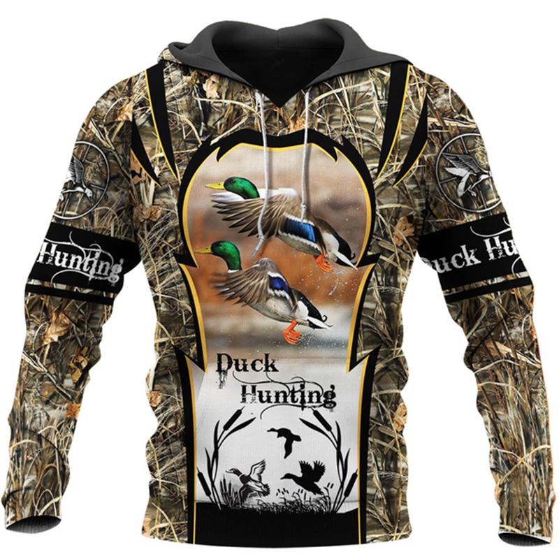 

Men's Hoodies & Sweatshirts 3D Hoodie Men And Women Outdoor Camping Fishing Clothes Deep Forest Hunting Hooded Jacket Unisex Top, Yey7