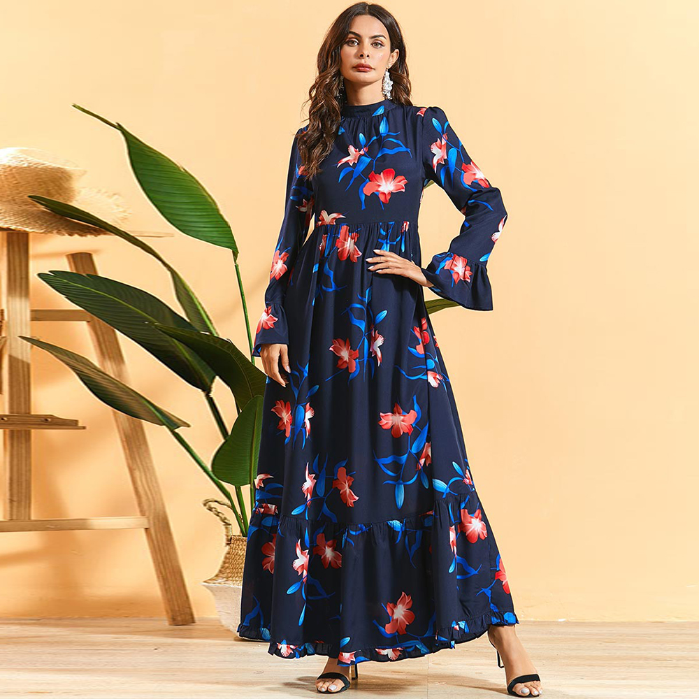 

Plus Size Vestidos Arab Abaya Turkey Hijab Muslim Dress Islam Clothing Dresses Abayas For Women Caftan Kaftan Robe Longue Femme