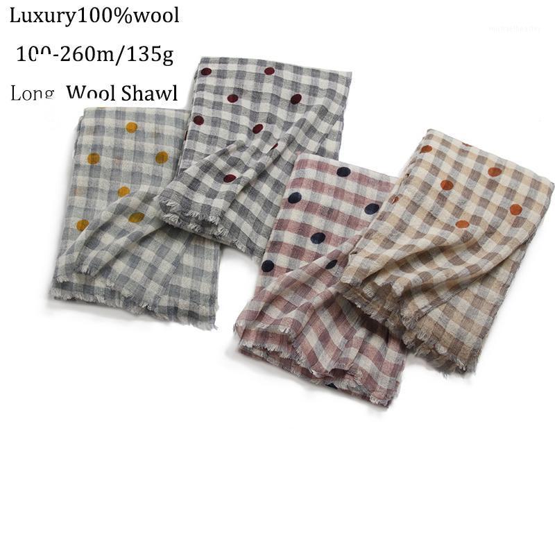 

Scarves Women Fashion Scarf Wool Shawl Luxury 2021 Plaid Autumn And Winter Inner Mongolia Female Wild Dual-use Lengthen
