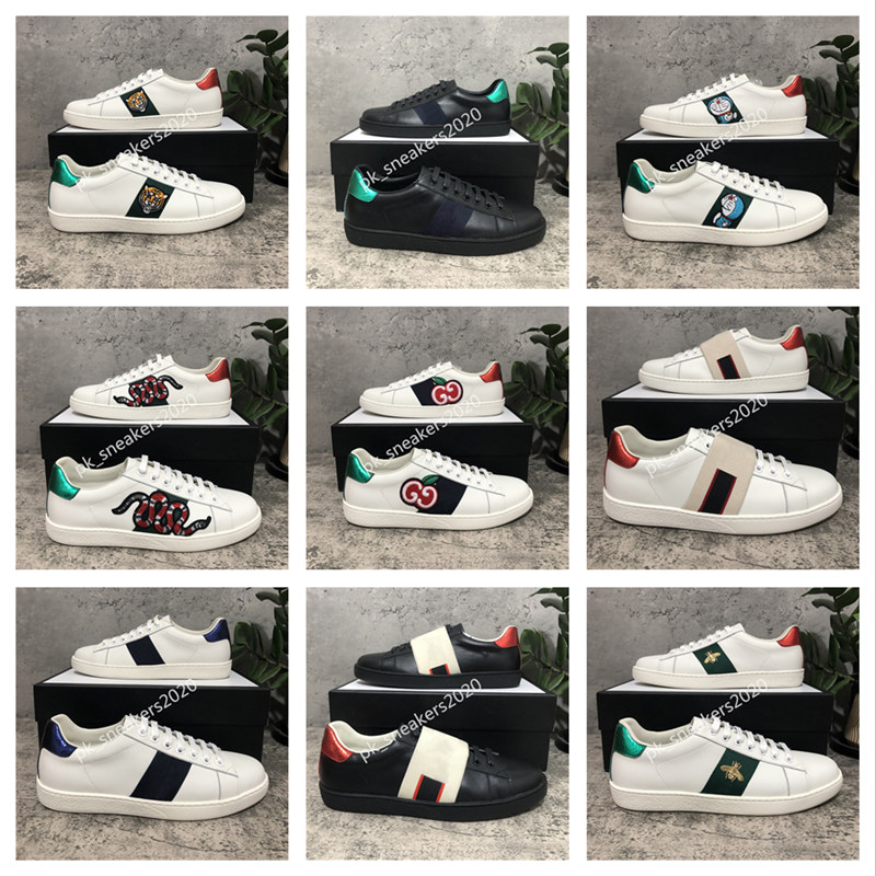

Fashion Men Women shoes Casual shoes top quality WITH ORIGINAL BOX Flat Platform Shos Ace Bee Embroidery size Eur 36-45, Customize