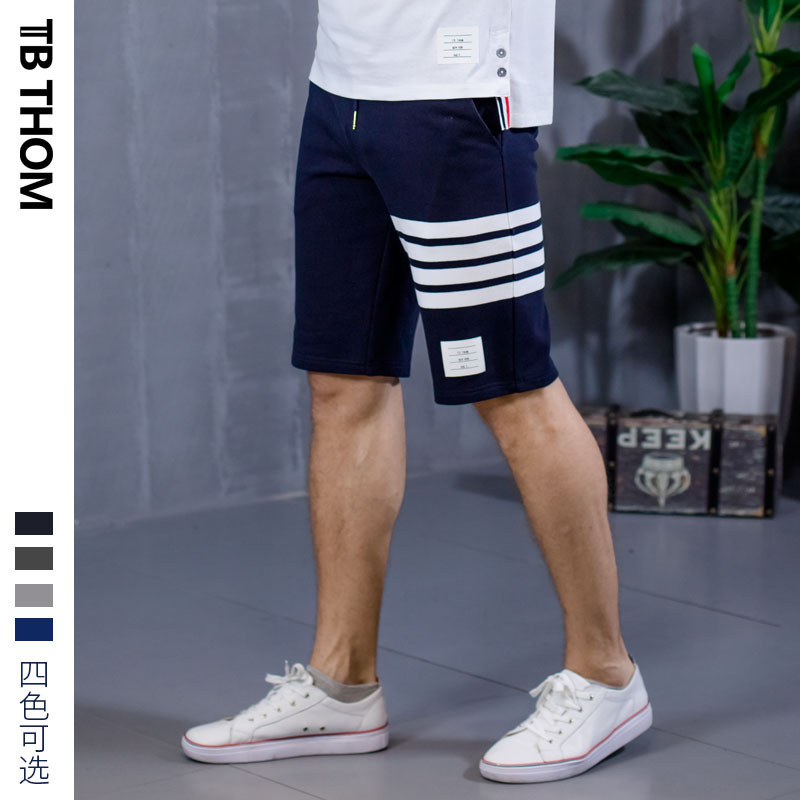 

Thom strength TB shorts four bars men's and women's casual sports pantsZL2Z, Black