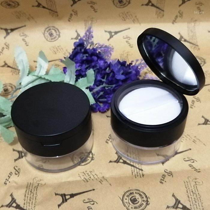 

Storage Bottles & Jars 15g Powder Box Cosmetic Container Travel Empty Refillable Jar Pot Loose Face Sifter Case With Mirror