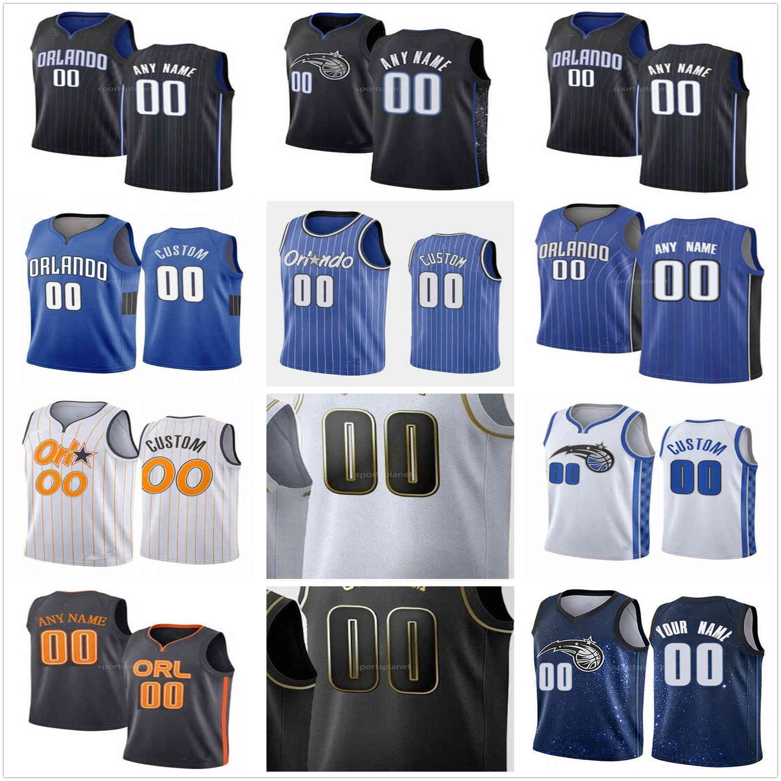 

Custom Printed 75th City''nba''50 Cole Anthony Aaron 00 Gordon Jonathan 1 Isaac 10 Fournier Men Woman Kids Youth''nba''Jerseys, Black
