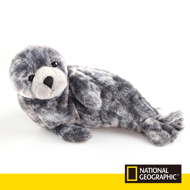 

National Geographic plush toy grey seal doll