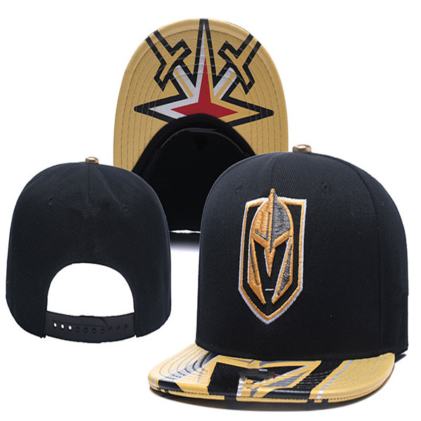 

wholesale fashion Vegas Golden Knights Hockey Snapback Color Cap Gold Black Gray Visor Team Hats Mix Match Order All Caps Top Quality Hat, Blue;gray