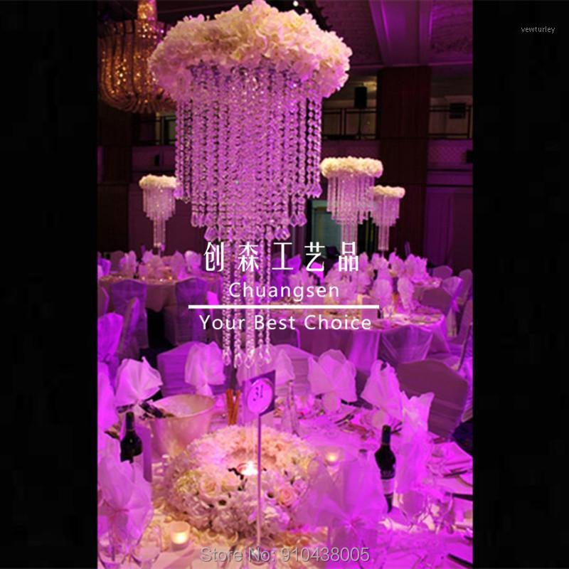 

Party Decoration Clear Acrylic Flower Stands Table Centerpiece,Tall Stand Vase Deco Wedding Centerpiece
