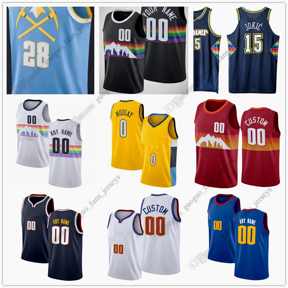 

Custom Printed 75th 2022 New City Basketball Jerseys 11 Monte Morris 0 JaMychal Green 32 Jeff 25 Austin Rivers 22 Zeke Nnaji 3 Bones Hyland, Black;red