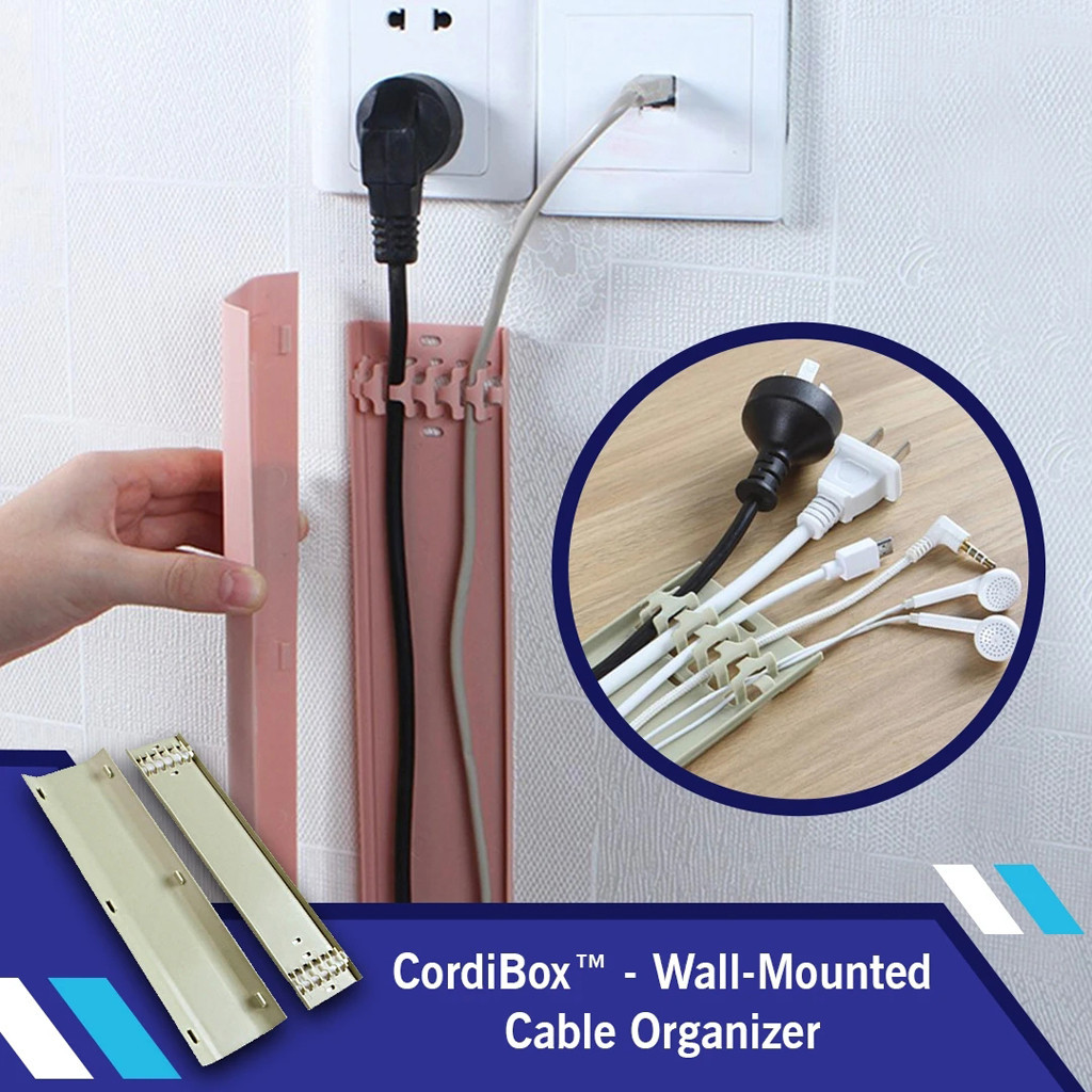 Wall-assembled Organizer cable holder yarn storage tool Wall line storage tool-image-693521264