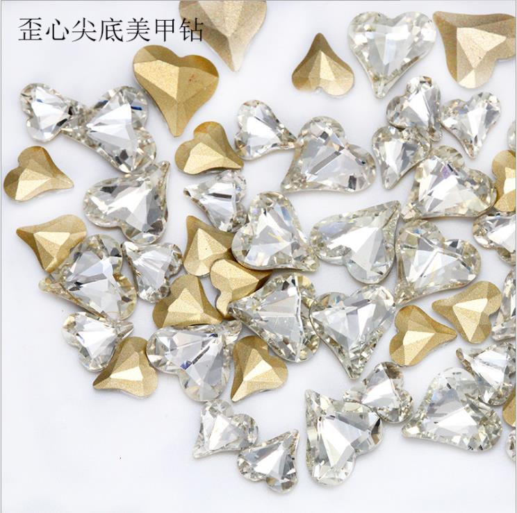 

Stickers Decals Salon Health & Beautyabout 30Pcs Mix Shape Crystal Ab Glass Pointback Rhinestone Charms For Diy 3D Nail Art Manicure Decor G, Black