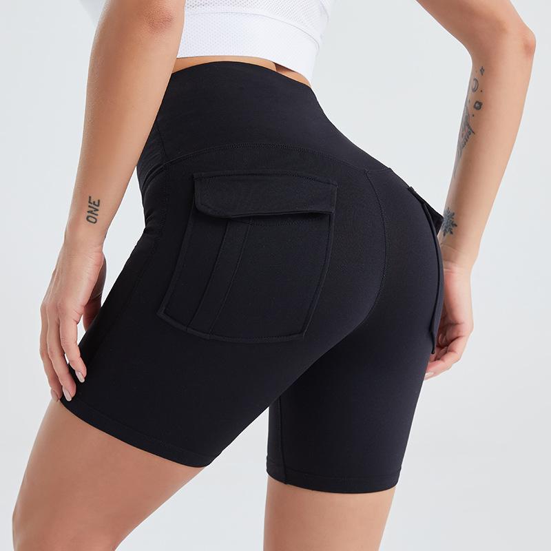 

Yoga Outfit Running Shorts Women Push Up High Waist Fitness Short Female Slim Workout Tight Gym Leggings Clothing