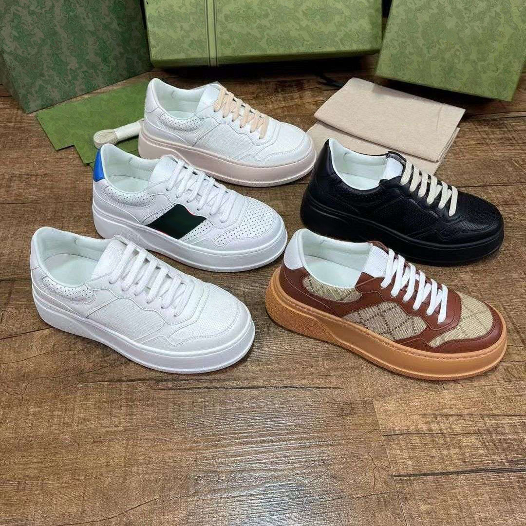 

2022 Newest Women mens sneaker with Web luxury Milan Casual shoes designer shoes black white red green Shoe Webbing sneakers Comfortable Breathable trend Size 35-46, Shoes box