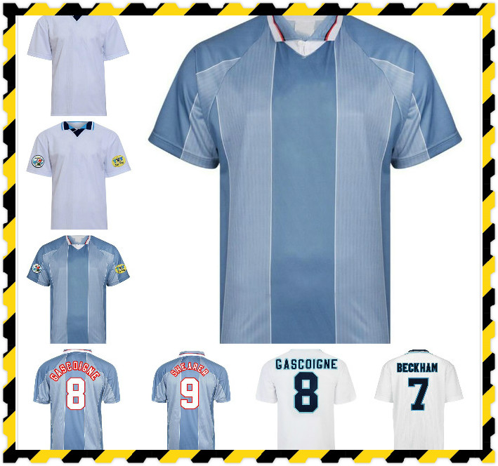

Retro 1995 1996 1997 1998 Soccer Jerseys Beckham Shearer Gascoigne Scholes Owen Fowler McManaman Redknapp Vintage Shirt Classic Kit, Army green