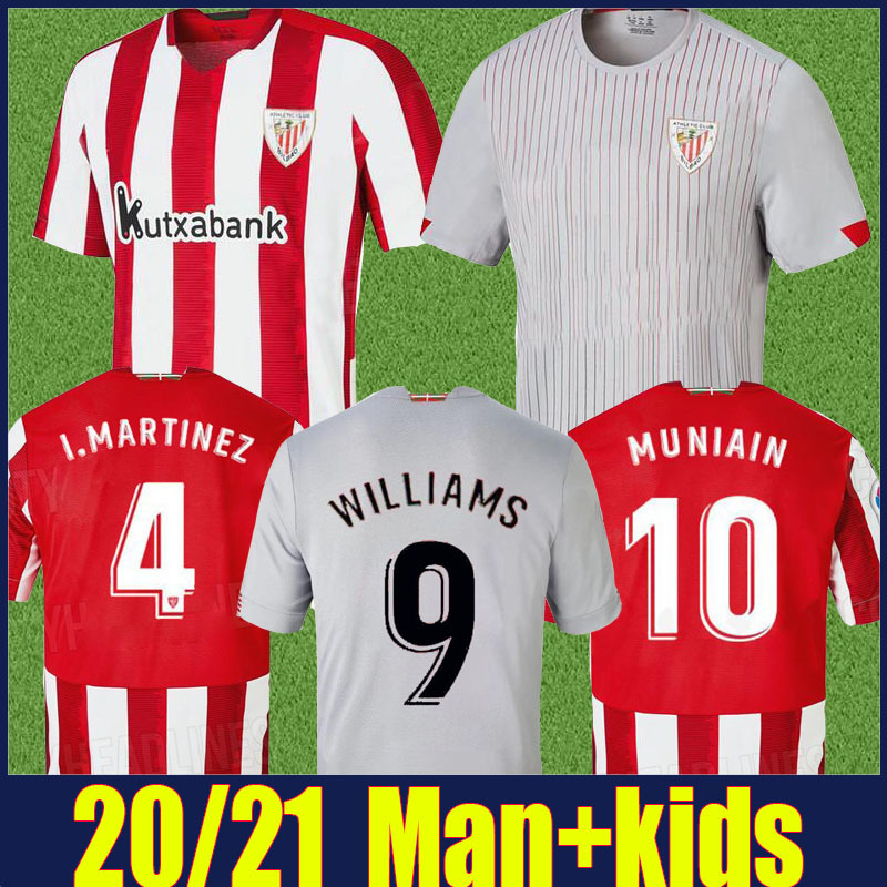 

2021 bilbao 2020 Soccer Jersey man kids kit Athletic I.MARTINEZ WILLIAMS football jersey YURI B RAUL GARCIA MUNIAIN Camiseta de bilbao 20/21, Black