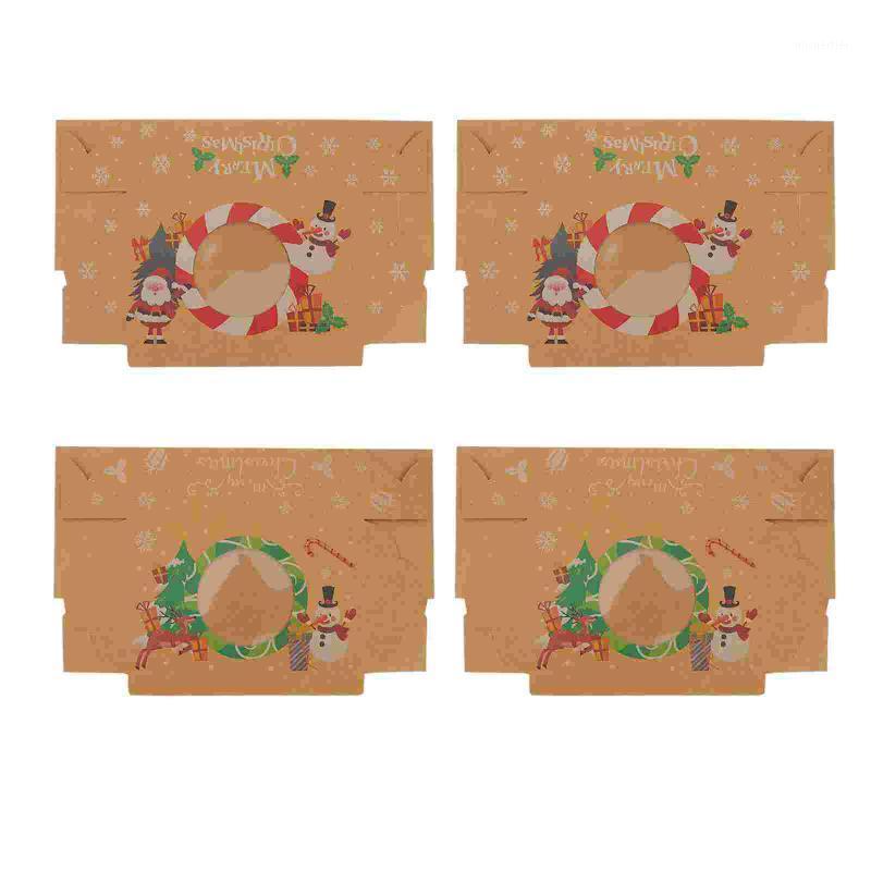 

Gift Wrap 4pcs Christmas Candy Boxes Adorable Sweets Containers