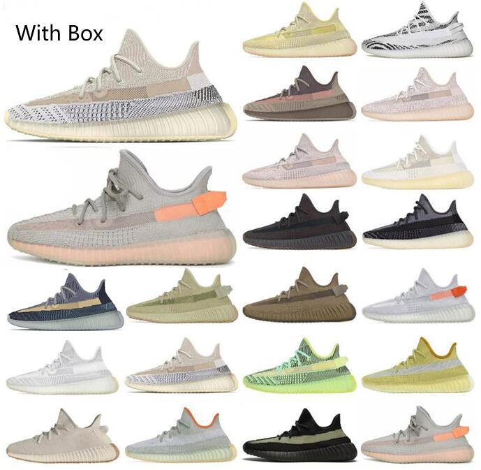 

2021 V2 Ash Stone Pearl Bred Black Gray Zebra Desert Sage Glow Reflective Sneakers Natural Sand Taupe Men Women Sport Running Shoes