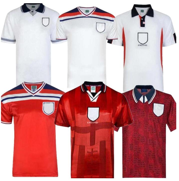 

Retro 1982 1998 2002 SHEARER BECKHAM SOCCER JERSEY 1990 1989 football shirt Gerrard Scholes 1994 HESKEY, Yellow