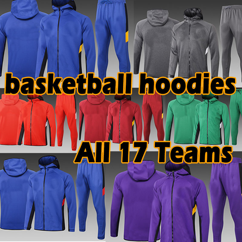 

2020 2021 Anthony hoodie Davis long sleeve Wade Curry Harden Carter tracksuit LBJ KB Gasol basketball hoodies Kuzma Schroder jacket training, Black;red