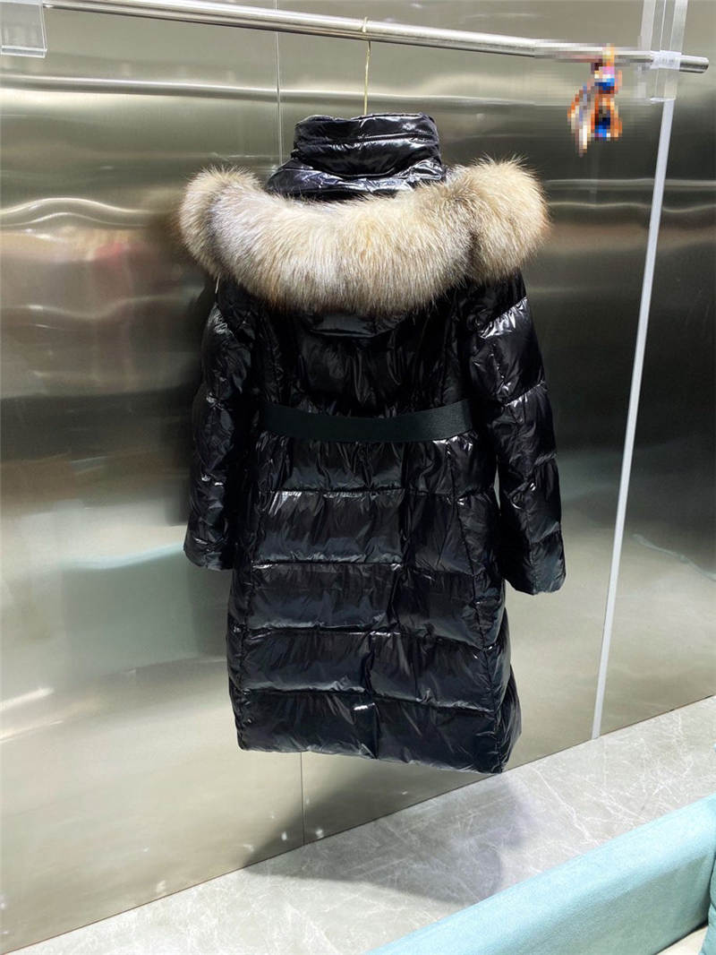 

Designer Luxury MONCLE MR QUINCY Black Puffer Down Luxury Jacket Fashion Bady Hooded Down Jacket Women Black Winter Puffer Coat Size 0-4/XS-L