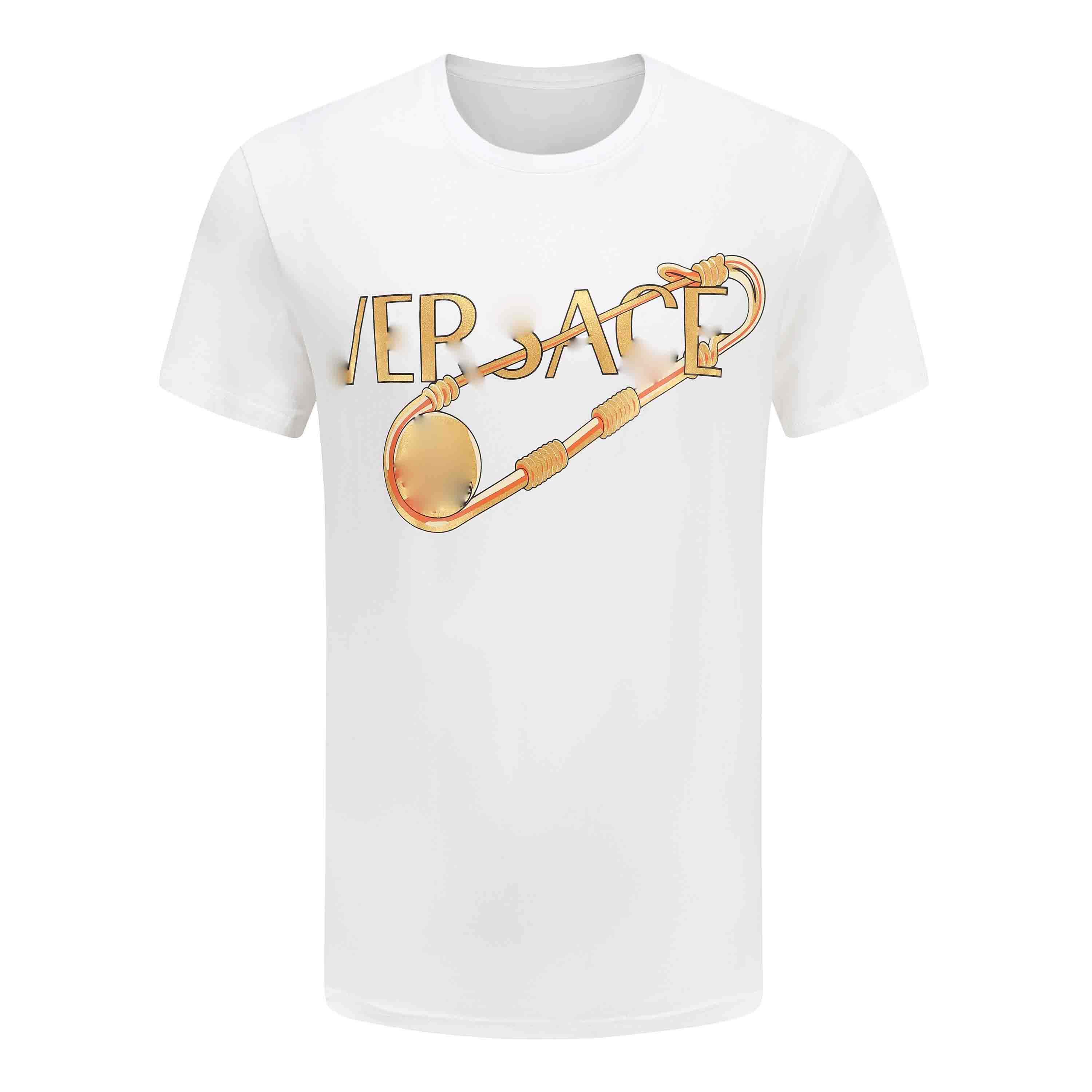 

Designer Summer Mens T shirt Letter Print Short Sleeve High Qality Fashion Couples Cotton Tee polo 2 Colors Size M-XXXL, White;black