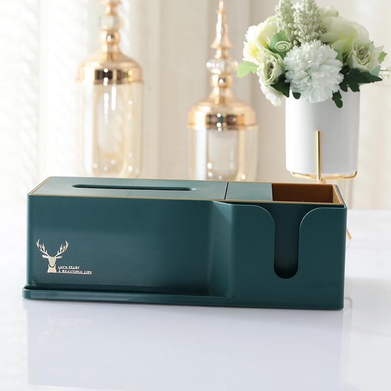 Tissue Boxes & Napkins Desktop Storage Modern Plastic Box Creative Paper Container Kleenex Holder Boite Mouchoir Home Decor BJ50ZC-image-704470548