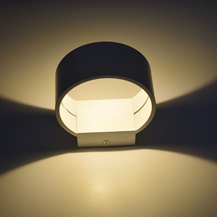 

Led wall lamp, 5W RGB 24-key IR remote control for living room decor, lighting your home, stairs, balcony , aluminum AC85-265V KHY-WA140