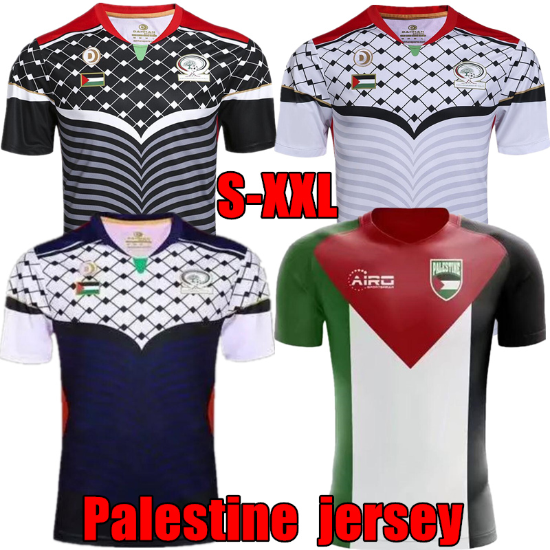 

2021 palestine soccer jerseys 16 17 palestine jersey home away third men football shirts s-xxl, Black;yellow