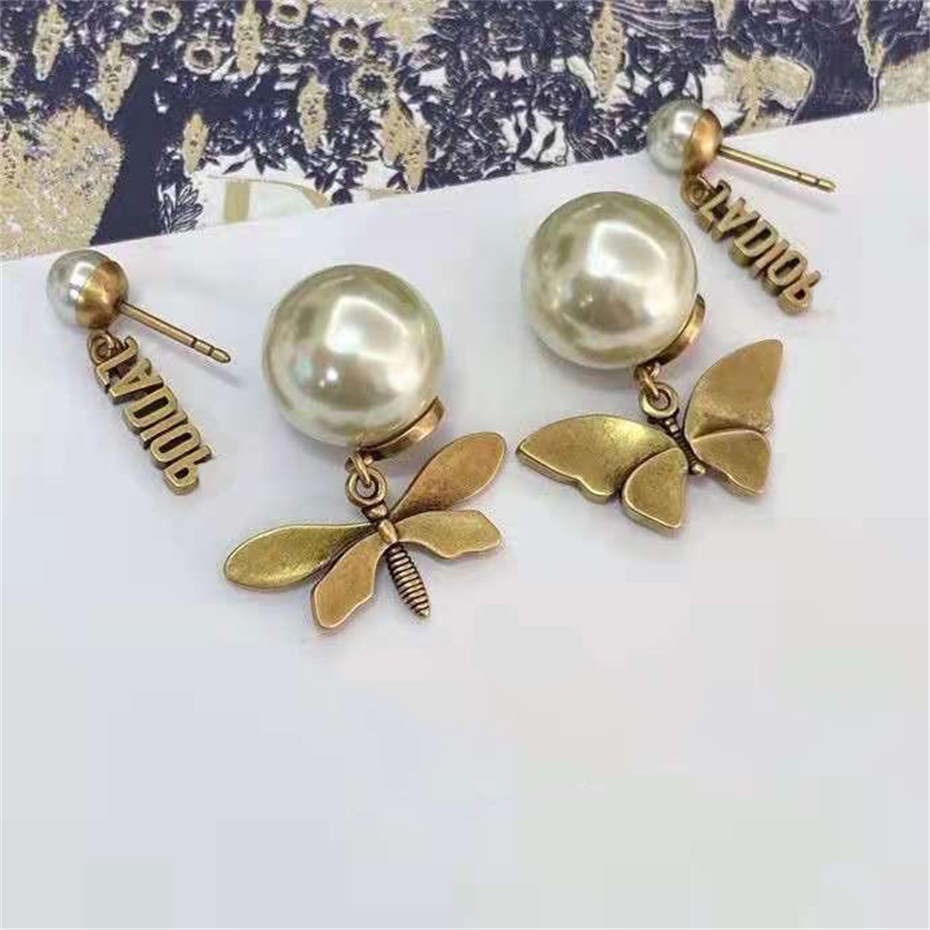 Design Accessories New fire bee asymmetric Earrings women Brass-image-757294150