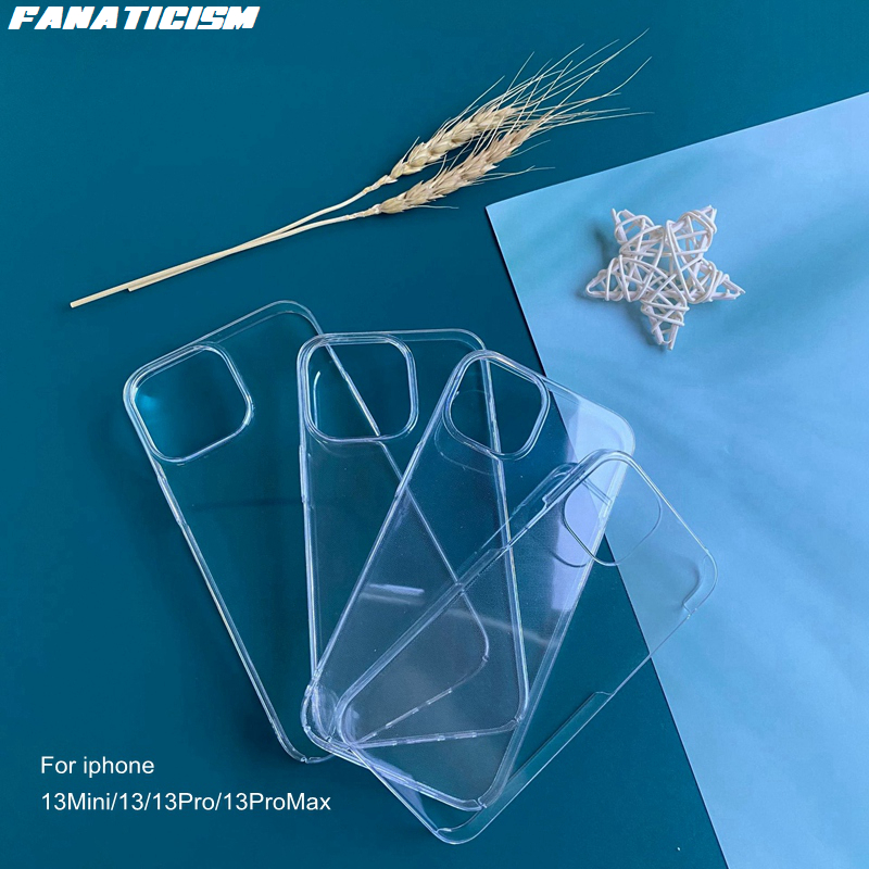 

High Quality Fitted Hard Plastic Clear Cases For iphone13 Mini 13pro 13mini Cystal PC Phone Cover iphone 13 pro Max, Transparent