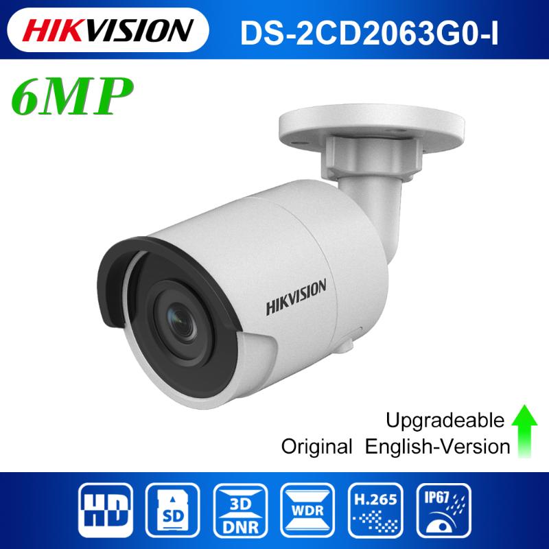 

Cameras Original Hikvision English DS-2CD2063G0-I 6MP Replace DS-2CD2055FWD-I Mini POE Network IP IR Metal Camera Support H265