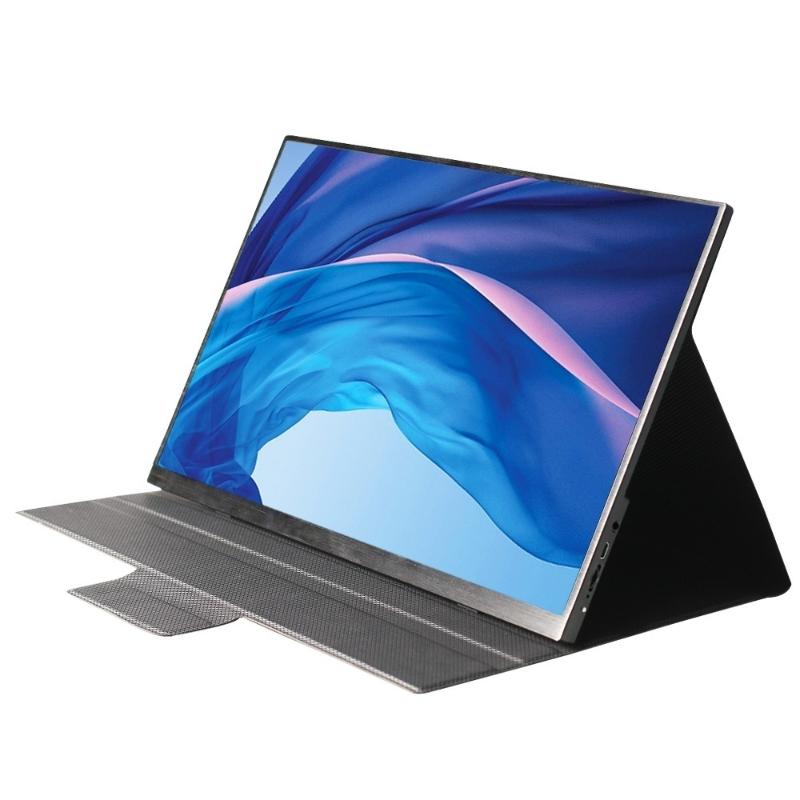 

Thin 15.6" Portable Monitor Touchscreen Gravity Sensor Automatic Rotate Slimmest 10-Point Touch UHD 1920x1080 Display Monitors