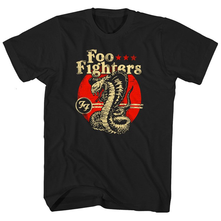 

Foo Fighters Rock Band Short Sleeve T-shirt, White;black