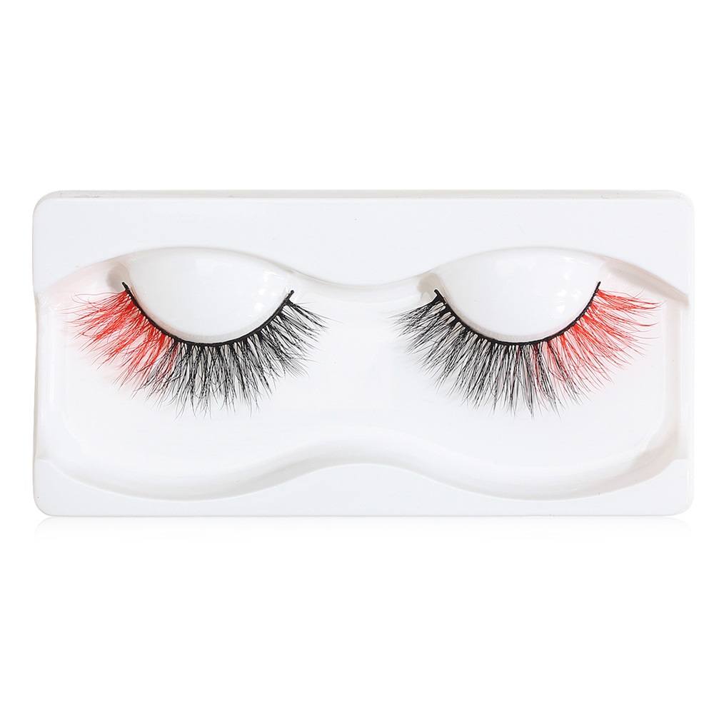 Wholesale Colorful Eyelashes In Bulk Natrual Long Soft Fake Lashes Make Up Tools Holidays Gift Eyelash Fluffy Colors-image-741277769