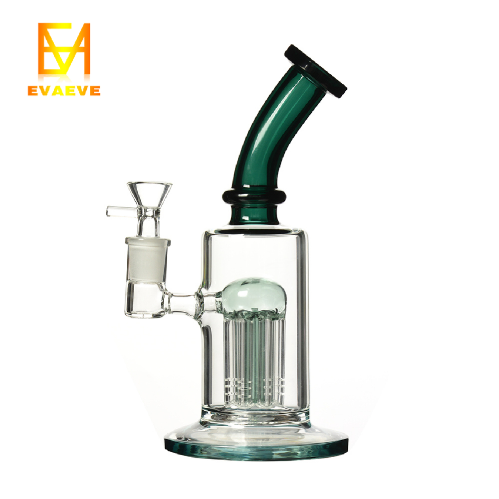 

Hookah 8.5 Inches Glass Bongs Water pipes with 8 arm trees 14mm Female Joint Bowl Dab Rigs Waterpipe