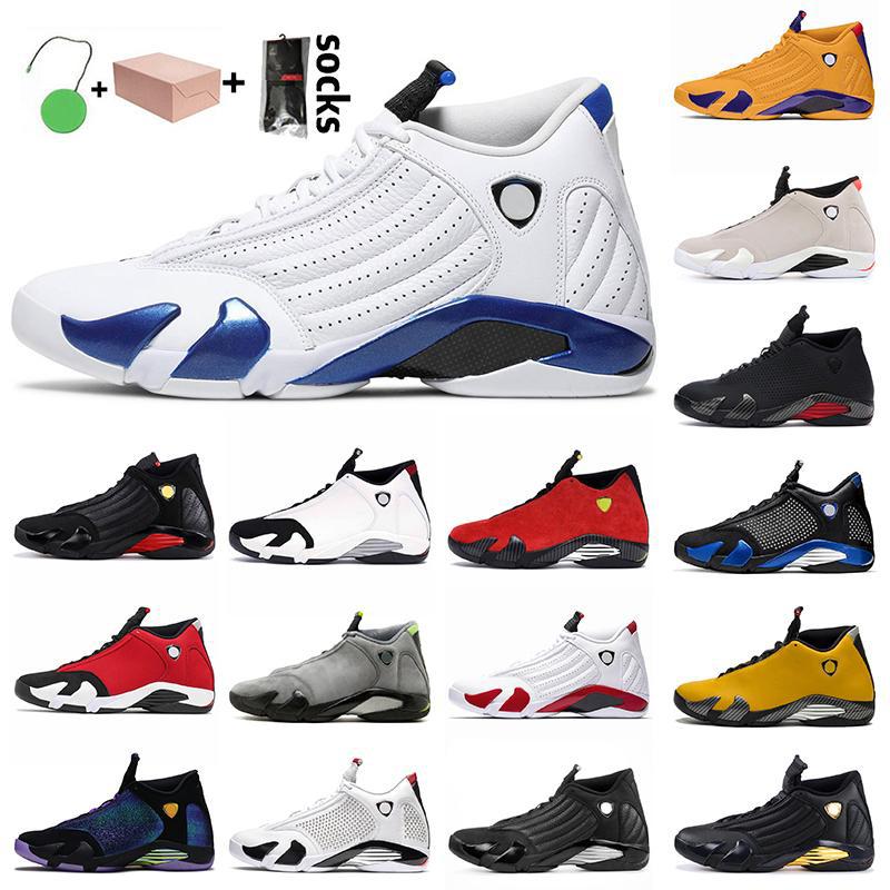

2021 Men Womens Jumpman 14 14s Basketball Shoes with Box Retro Sneakers Trainers Big Size Eur 47 Gym Red Hyper Royal University Gold Ni Ok E