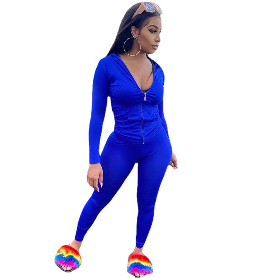 

Women' Two Piece Pants Streetwear Fall 2022 2 Set Women Outfits Matching Sets Hoodies Leggings Sweatsuit Ladies Tracksuit Female, Black