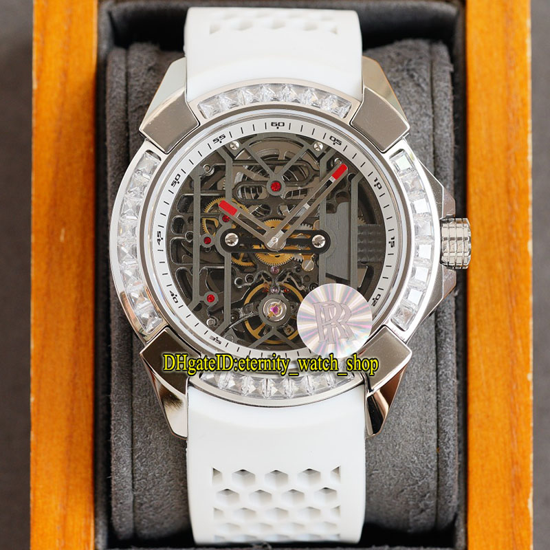 

eternity Jewelry Watches RRF Latest Products EX100.20.WR.WB.A EPIC X CHRONO Skeleton Dial Automatic Mechanical Mens Watch T Diamond Iced Out Case Rubber Strap, Watch waterproof production cost