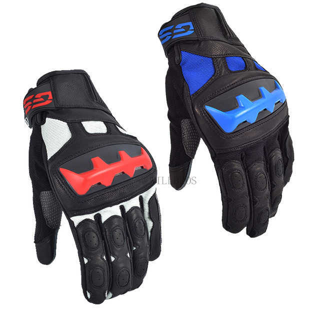 

2018 Motorcycle Street Motocross GS Black/Red Gloves for BMW Motorrad Leather Gloves H1022
