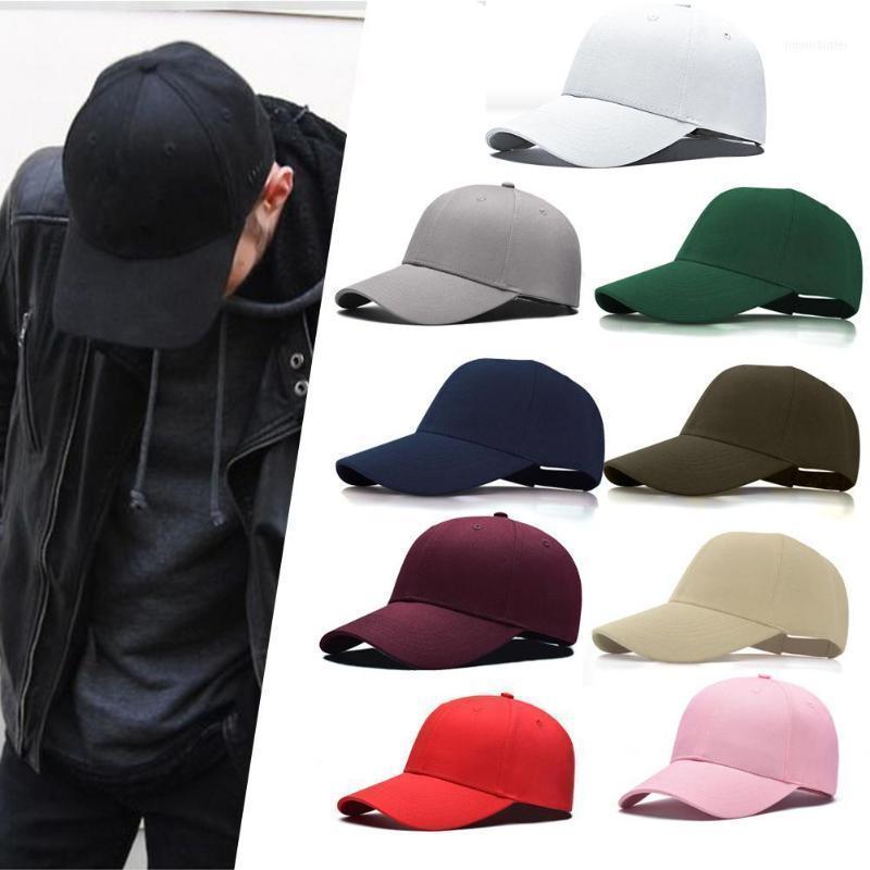 

Fashion Unisex Baseball Cap Blank Hat Solid Color Adjustable Adult Casual Snapback Couples Hats For Women1, Red