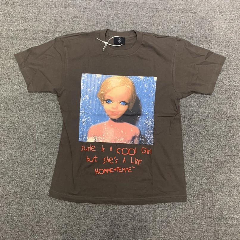 

22SS Printing Cotton EU Size T Shirts Men Women Fashion Summer, Gray