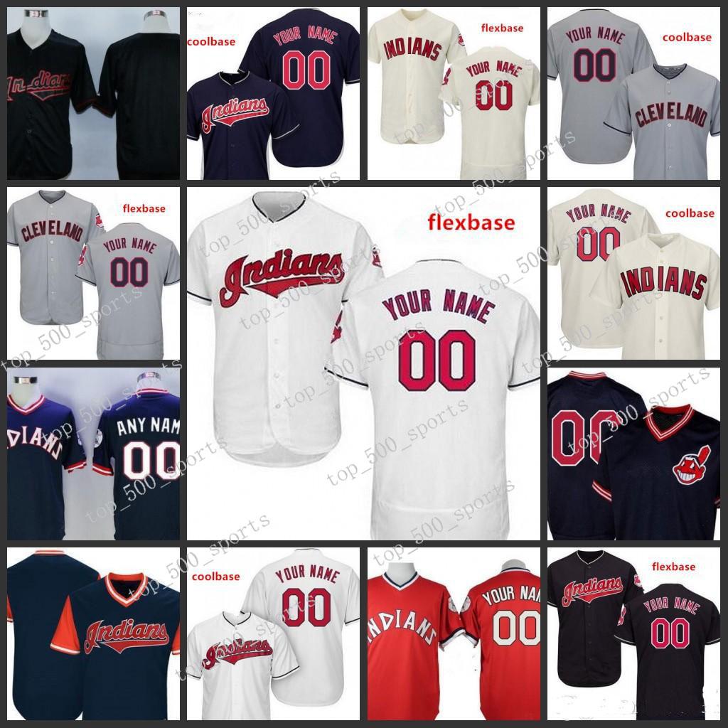 

NCAA Custom 2019 Stitched Jersey Mens 12 Francisco Lindor 99 Rick Vaughn Cleveland 7 Kenny Lofton All Sewn Embroidered Jerseys, Blue;black