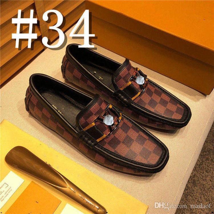 

G1 Male MEN's Pure GENUINE Turkish Cow LEATHER SHOES 21ss For MEN DESIGNER DRESS High Quality Top LUXURY Police Wholesale 22, #31