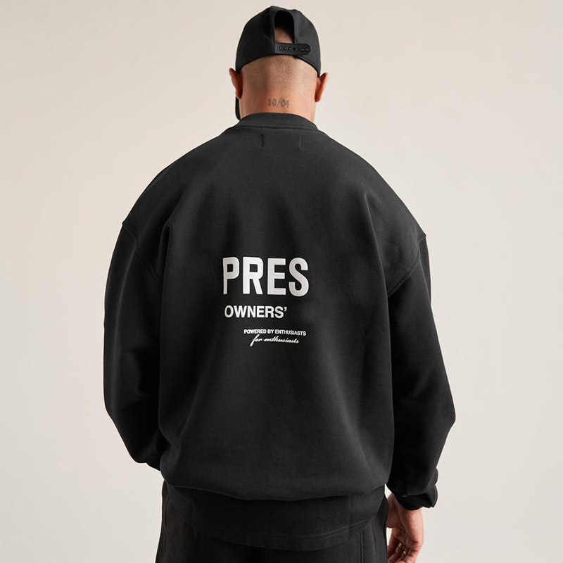 

21SS RP OWNERS CLUB SWEATER Letter Printed Black Sweatshirt Street Spring Autumn Long Sleeve Men Women Couples Hip Hop Fashion Casual Crewneck Pullover TJMJYWY112, Make up the difference