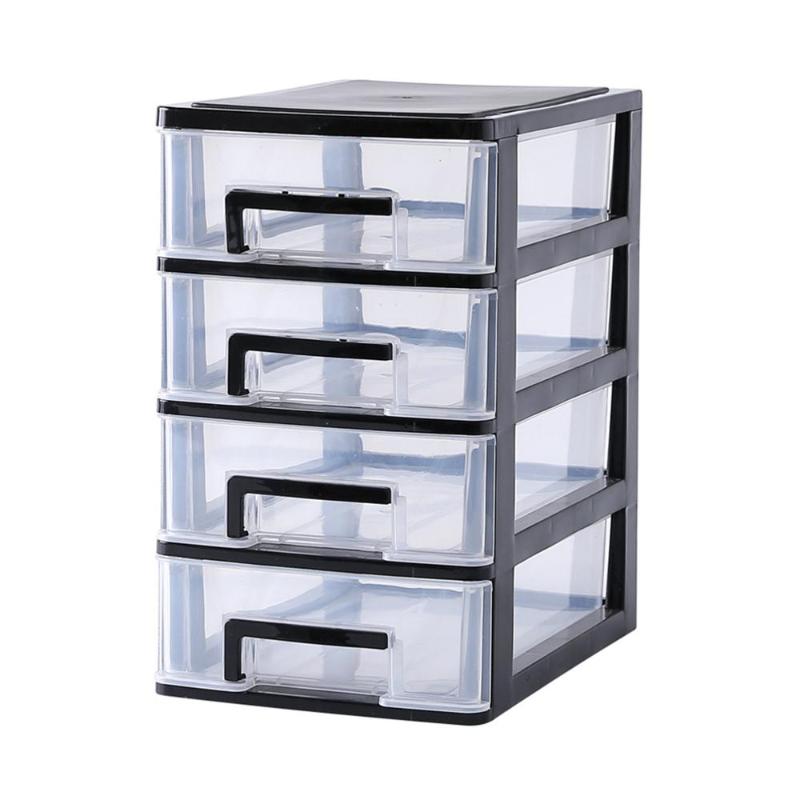 

Storage Drawers 2/3/4 Layers Transparent Desktop Drawer Type Box Mini Cosmetic Organizer Sundries Holder Home Office