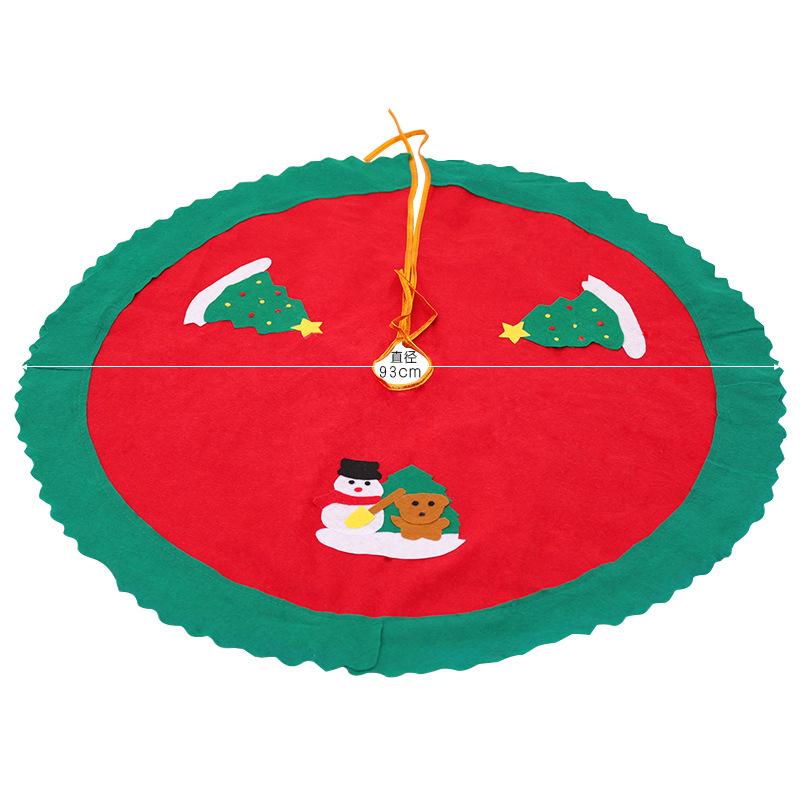 

Christmas Decorations Creative Decoration 90cm Tree Skirt Red Santa Apron