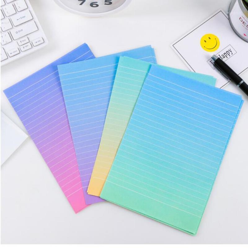 

Gift Wrap 8 Sets Creative Fresh Color Gradient Envelopes Letter Paper Lovely Writing Stationery Envelope Set (4 2 Envelopes/S