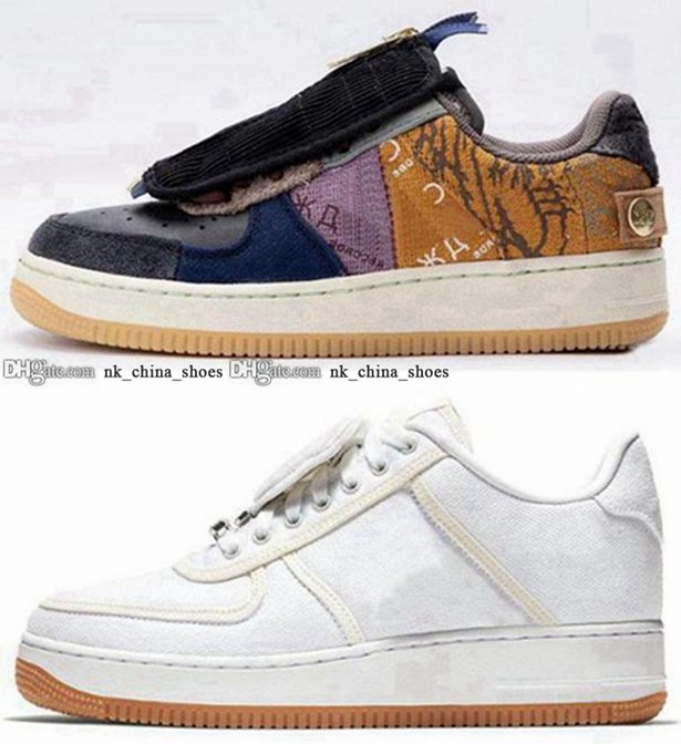 

one 1 women force men eur shoes travis trainers scott 46 air 5 jack Sneakers tennis cactus casual 12 size us 35 scarpe skate vulcanized af1, Black;red