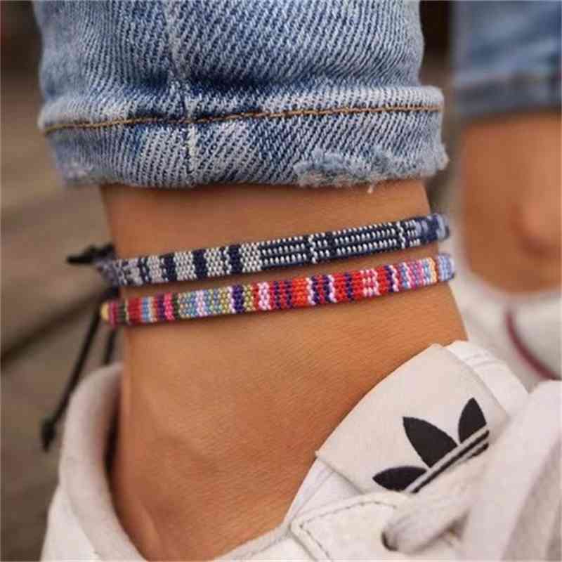 

Nepal Handmade Anklet For Women Men Adjustable