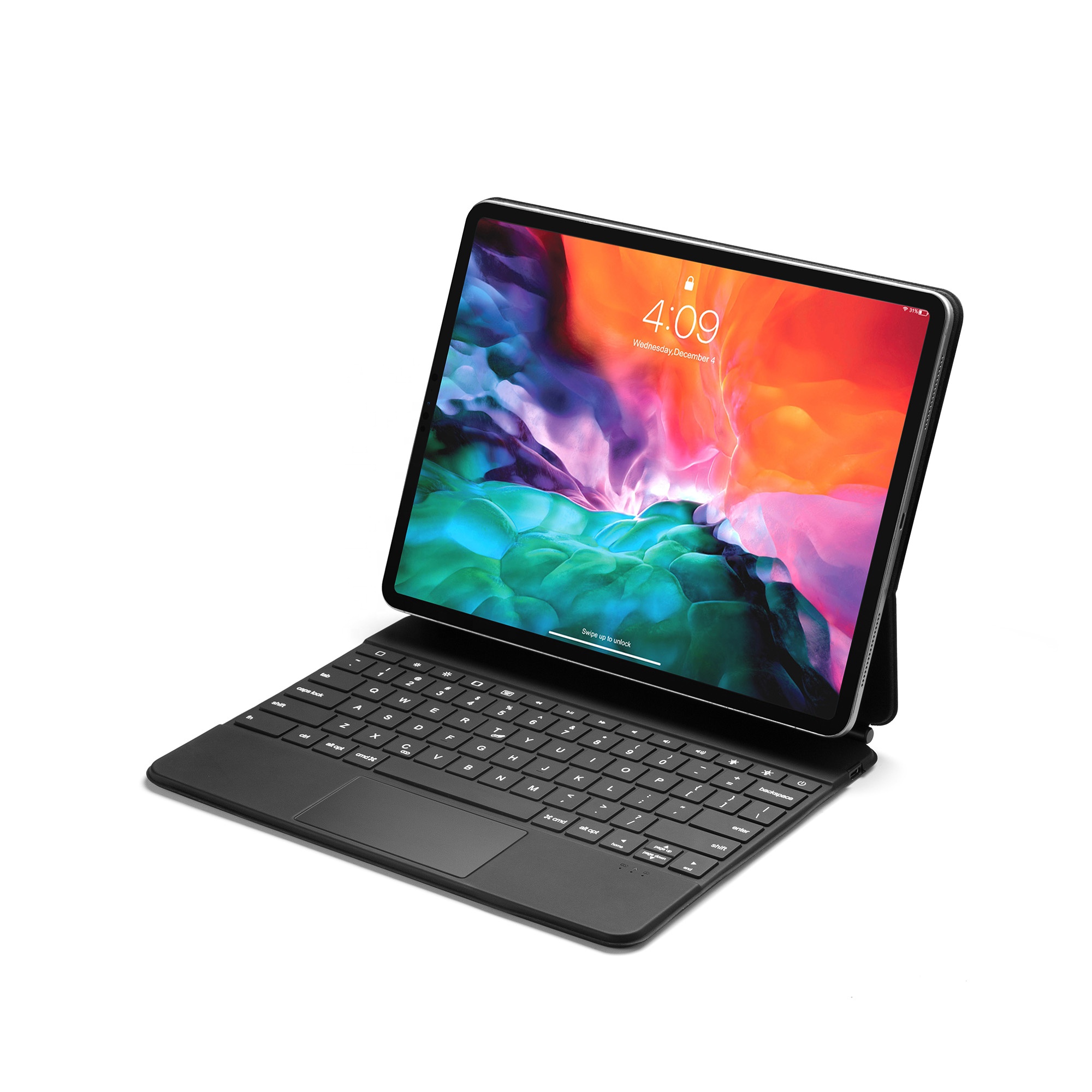 Com Backlit External para o iPad Wireless Keyboard Tablet Case Pro12.9 